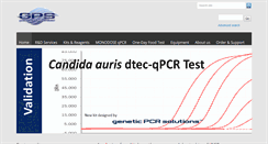 Desktop Screenshot of geneticpcr.com